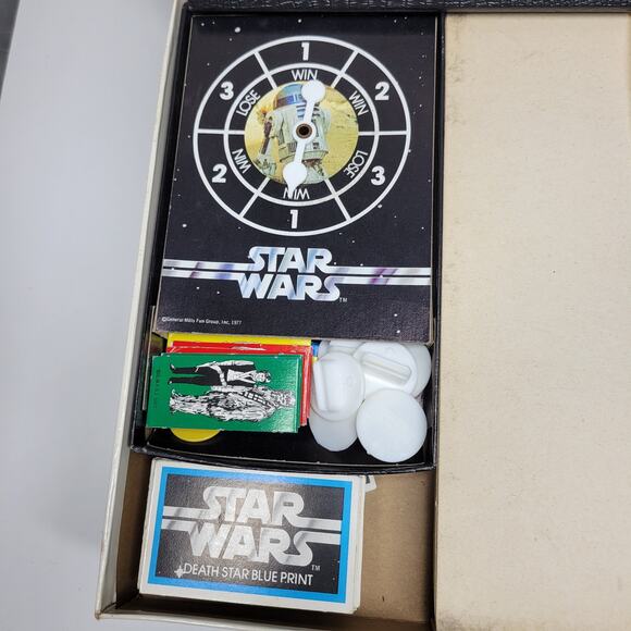Star Wars Escape From Death Star Game Complete Vintage Board Game 1977 Kenner - Picture 13 of 16